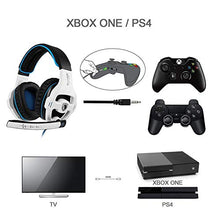Load image into Gallery viewer, Xbox One Gaming Headset Stereo Over Ear Gaming Headset with Mic Noise Cancelling Volume Control for Xbox One/PC/Mac/PS4/Nintendo(White) ¡