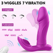 Load image into Gallery viewer, Wiggling Wearable Vibrator Mimic Finger - SEXY SLAVE Sam Quiet Panty Vibrator with Remote, 3 Wiggling & 7 Vibration G Spot Vibrator, Sex Toys for Women(Purple)