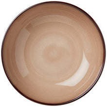Load image into Gallery viewer, Gibson Elite Casa Estebana 10 Inch Reactive Glaze Serving Bowl, Brown