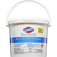Load image into Gallery viewer, Clorox Healthcare Bleach Germicidal Wipes, 110 Count Bucket (30358)