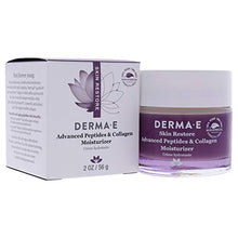 Load image into Gallery viewer, DERMA E Advanced Peptides and Collagen Moisturizer – Double Action Collagen Face Cream with Peptide Complex – Intense Moisture Day and Night Cream for Women – Natural Collagen Cream, 2oz