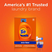 Load image into Gallery viewer, Tide Laundry Detergent Liquid Soap Eco-Box, Ultra Concentrated High Efficiency (HE), Original Scent, 96 Loads
