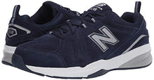 Load image into Gallery viewer, New Balance Men's 608 V5 Casual Comfort Cross Trainer, Pigment/Gunmetal/Silver Metallic, 8 M US