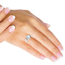 Load image into Gallery viewer, 925 Sterling Silver Women Jewelry Natural Rainbow Moonstone Ring Size 9