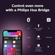 Load image into Gallery viewer, Philips Hue White and Color Ambiance 3-Pack A19 LED Smart Bulb, Bluetooth & Zigbee Compatible (Hue Hub Optional), Works with Alexa & Google Assistant – A Certified for Humans Device (562785)