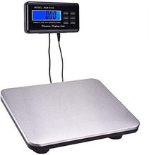 Load image into Gallery viewer, Digital Scale Heavy Duty Digital Shipping Parcel Scales Multi-Purpose Weighing Large Stainless Steel Platform And Extendable Display Cable LQHZWYC (Color : Silver, Size : 150kg/0.05kg)