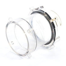 Load image into Gallery viewer, Camco Sewer Hose Adapter - Attaches to RV Outlet Connection , Extends connection for Easier Hookup- Transparent Adapter Allows You to View When Tank is Cleared - 3.5" (39562)