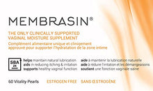 Load image into Gallery viewer, Membrasin Feminine Moisturizer Supplement for Dryness - Natural & Estrogen Free - Daily Oral Supplement Clinically Supported to Help Maintain Natural Feminine Moisture - Aids in Reducing Feminine Area Burning & Itching for Women & Menopause