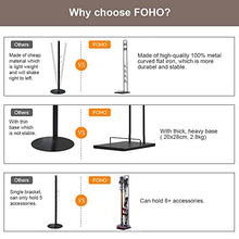 Load image into Gallery viewer, Foho Vacuum Stand for Dyson,Stable Metal Storage Bracket Stand Holder for Dyson Handheld V6 V7 V8 V10 DC30 DC31 DC34 DC35 DC58 DC59 DC62 Cordless Vacuum Cleaners & Accessories & Attachments (Black)