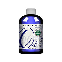 Load image into Gallery viewer, Organic Vitamin E Oil - USDA Certified 100% Natural, 43,000 IU Non-GMO Vegan Cruelty-Free Bulk For Face Skin Hair Body Nails Cuticles Locs - Hydrating Nourishing Moisturizing Packaging May Vary (8 oz)