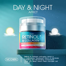 Load image into Gallery viewer, Retinol Cream for Face with Hyaluronic Acid – Collagen Face Moisturizer for Women and Men - Advanced Anti-Aging Formula for Lifting Skin – Reduce Wrinkles, Fine Lines and Dryness – 1.7 fl. Oz