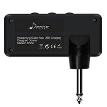Load image into Gallery viewer, Donner Guitar Headphone AMP Heavy Metal Pocket FX Chorus Rechargeable Mini Practice Amplifier