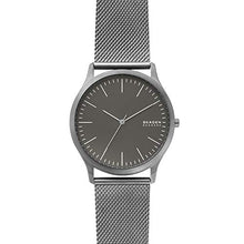 Load image into Gallery viewer, Skagen Men's Jorn Quartz Analog Stainless Steel and Stainless Steel Mesh Watch, Color: Grey (Model: SKW6553)
