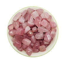 Load image into Gallery viewer, Zungtin Rose Quartz Polished Chips Stone,Crushed Crystal Quartz Pieces,Irregular Shaped Stones,450g