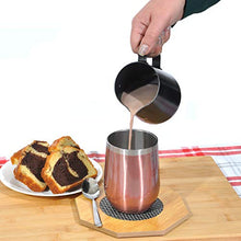 Load image into Gallery viewer, Carpe 12 oz Stemless Insulated Wine Glass Tumbler with Sliding Lid and Straw, Spill Proof Stainless Steel Double-Wall Wine Tumbler Cups for Champaign, Cocktail, Coffee, Drinks, Set of 2 (Rose Gold)