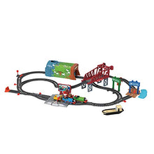 Load image into Gallery viewer, Thomas & Friends Talking Thomas & Percy Train Set UK English Edition, large motorized train and track set for kids ages 3 years and older