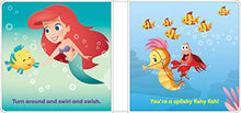 Load image into Gallery viewer, Disney Baby Moana, Little Mermaid, Finding Nemo and More!- Splishy Fishy! Bath Book - PI Kids