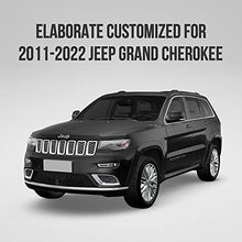 Load image into Gallery viewer, YIERTAI Jeep Grand Cherokee Seat Covers Full Set Fit for 2011-2022 Pickup Truck Laredo Limited Classic SRT Airbag Compatiable Waterproof Faux Leather Car Cushion Protectors(5 PCS Full Set/Black-Red)