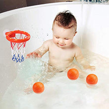 Load image into Gallery viewer, Addmos Baby Bath Toys, Fun Basketball Hoop & Balls Set Bathtub Toys for Boys Girls Kid & Toddler Bath Toys Gift Set 3 Balls Included