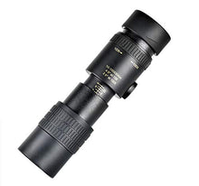 Load image into Gallery viewer, 4K 10-300X40mm Super Telephoto Zoom Monocular Telescope, Waterproof Fogproof Monocular with Smartphone Holder & Tripod -for Bird Watching/Hunting/Camping/Travelling/Hiking (with Tripod and Clip)
