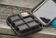 Load image into Gallery viewer, Amazon Basics Game Storage Case for 24 Nintendo Switch Games - 3.4 x 3.4 x 1 Inches, Black