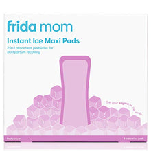 Load image into Gallery viewer, Frida Mom 2-in-1 Postpartum Absorbent Postpartum Perineal Ice Maxi Pads | Instant Cold Therapy Packs and Absorbent Maternity Pad in One Ready-to-use Padsicle for After Birth