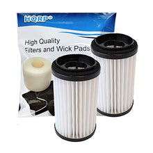 Load image into Gallery viewer, HQRP 2-Pack Washable HEPA Filters compatible with Sears Kenmore Panasonic 82720, 82912, 20-82912, 20-82720, 0208272000, 02082720000, DCF-1, DCF-2 Replacement