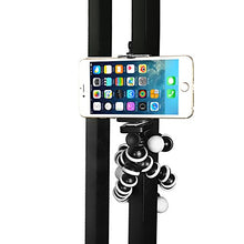 Load image into Gallery viewer, Phone Tripod,Portable and Flexible Adjustable Cell Phone Stand Holder with Remote and Universal Clip Compatible with iPhone Android Phone Compact Digital Camera Sports Camera GoPro