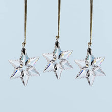 Load image into Gallery viewer, Lenox Mini 3-Piece Optic Snowflake Ornament Set, 0.22, Clear