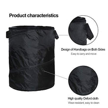 Load image into Gallery viewer, DEXING Pop-Up Car Trash Bin Hump Garbage Bag Foldable Vehicle Trash Can Litter Storage Collection for Camping, 16.64 Gallon Capacity Black