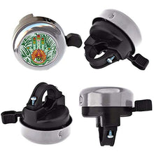 Load image into Gallery viewer, ZYCCW Customized Design Bike Bicycle Bell, Loud Long Crisp Clear Sound for Adults Kids Mountain Road Bike BMX Electric Bike (Evil Eye Hamsa Hand)