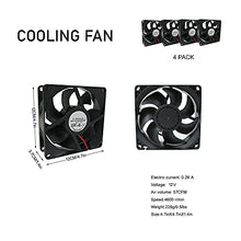 Load image into Gallery viewer, Zuajiter 68 Gpu Mining Rig Frame with 4pcs Fan, Miner Mining Rig Case Rack Steel Open Air Pc Computer Case for Currency Bitcoin Crypto Coin ETHETCZEC Mining Accessories Tools, black