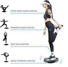 Load image into Gallery viewer, EveryMile Wobble Balance Board, Exercise Balance Stability Trainer Portable Balance Board with Handle for Workout Core Trainer Physical Therapy & Gym 15.7" Diameter No-Skid Surface
