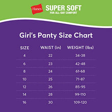Load image into Gallery viewer, Hanes Girls' Brief Multipack, Assorted 10 Pack, 14