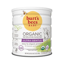 Load image into Gallery viewer, Burt's Bees Baby Organic Baby Formula, Ultra Gentle Formula, Easy To Digest, Infant Formula with Iron, Milk-Based Powder with Vitamin D, Vitamin E, Vitamin K, DHA, Calcium, 23.2 Ounce