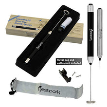 Load image into Gallery viewer, Nestpark Portable Drink Mixer Small Handheld Electric Stick Blender - Cordless and Battery Operated Bulletproof Keto Coffee Blender