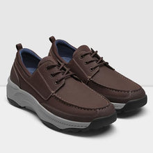 Load image into Gallery viewer, OTHUME Casual Boat Shoes for Men Comfortable, Mens Deck Shoes Penny Loafers & Slip-ons Sneakers XXDX002M-RH-US-TAUPE-9.5 Brown