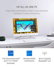 Load image into Gallery viewer, HP 27 All-in-One PC, 11th Gen Intel Core i7-1165G7 Processor, 16 GB RAM, 512 GB SSD, 27" Full HD Touchscreen, Windows 10 Home, Wireless Mouse & Keyboard, Dual-Array Mic, 1080p Webcam (27-DP1280, 2020)