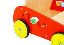 Load image into Gallery viewer, Pidoko Kids Lion Baby Walker Cart with Wheels - Wooden Activity Center Push and Pull Toy - for 1 Year Old and Up