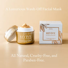 Load image into Gallery viewer, Keiko Revive Gold Radiance Renewal Mask - Anti-Aging Facial Mask - Reduces Fine Lines & Wrinkles, Minimizes the Appearance of Pores, Smoothes and Firms Up Skin, Made with Hyaluronic Acid and Centella Asiatica Extract