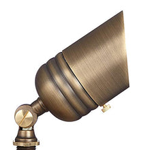 Load image into Gallery viewer, VOLT Fat Boy 12V Brass Outdoor Spotlight (Bronze) with Ground Stake