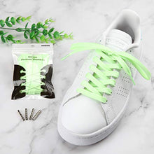 Load image into Gallery viewer, 5Chaos Neon Glow Shoelaces, Cool Funny Green Shoe Laces for Women Kids Girls Men, Fun Custom Shoestring with Aglets 1Pair (39" (100CM), Neon Green)