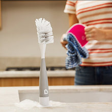 Load image into Gallery viewer, Munchkin Miracle Dual Sided Cup and Baby Bottle Brush, Includes Straw Brush, Grey