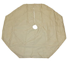 Load image into Gallery viewer, Kurt Adler 54-Inch Ivory Treeskirt with Gold Pinecones