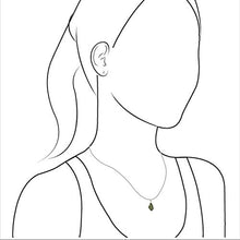 Load image into Gallery viewer, Starborn Natural 7-12 carat Moldavite Sterling Silver Pendant