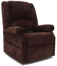 Load image into Gallery viewer, Mega Motion Infinite Position Power Easy Comfort Lift Chair Lifting Recliner FC-101 Infinite Recline Rising Electric Chaise Lounger - Java Brown Color Fabric
