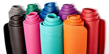 Load image into Gallery viewer, Gaiam Essentials Thick Yoga Mat Fitness & Exercise Mat With Easy-Cinch Yoga Mat Carrier Strap, Teal, 72"L X 24"W X 2/5 Inch Thick