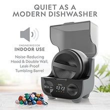 Load image into Gallery viewer, NATIONAL GEOGRAPHIC Professional Rock Tumbling Kit - Patent-Pending Rock Polisher for Kids & Adults, Platinum Series Ultra Quiet, 2lb Barrel, Rocks, Grit, GemFoam Polisher, A Great STEM Science Kit