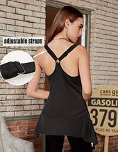 Load image into Gallery viewer, Skull Tank Tops for Women Goth Steampunk Spaghetti Strap Flowy Camis Tank Tops L