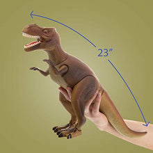 Load image into Gallery viewer, Advanced Play Dinosaur Trex Toy Realistic Walking Tyrannosaurus Rex Multifunction RC Trex Toy Figure with Roaring Spraying Function Good Dinosaur Toys for Boys Girls Ages 3 Plus